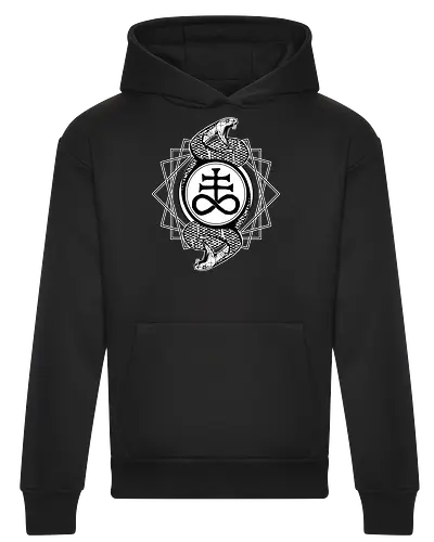 Leviathan cross with serpents