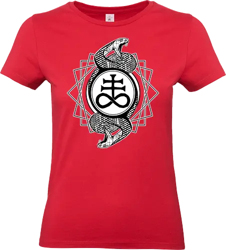 Leviathan cross with serpents