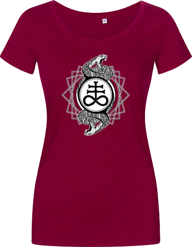 Leviathan cross with serpents