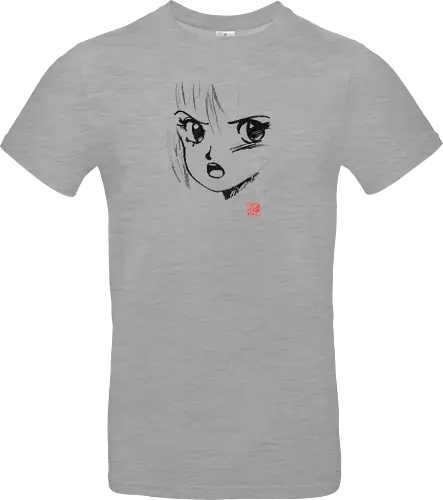 80's manga face