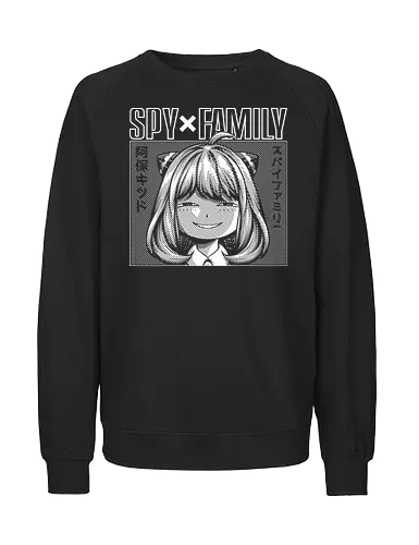Heh - spy, family, anya, anime, manga - Fairtrade Sweatshirt