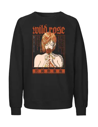 Wild Rose - nobara, jujutsu, anime, manga - Fairtrade Sweatshirt