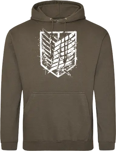 Exploration Battalion - attack, titan, anime, manga - Standard Hoodie
