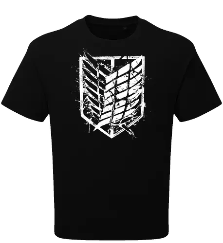 Exploration Battalion - attack, titan, anime, manga - Oversize T-Shirt