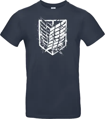 Exploration Battalion - attack, titan, anime, manga - Standard T-Shirt
