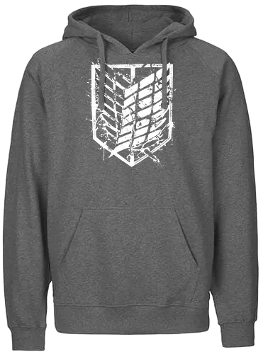 Exploration Battalion - attack, titan, anime, manga - Fairtrade Hoodie