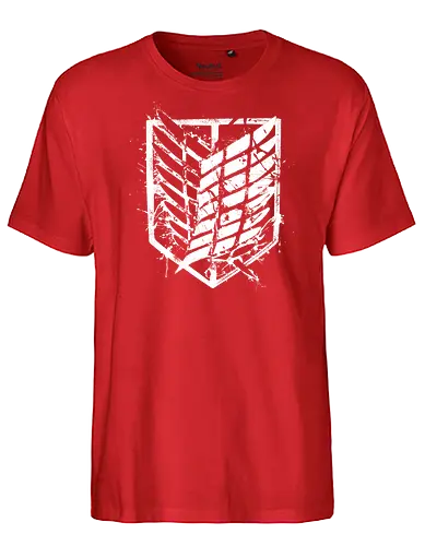 Exploration Battalion - attack, titan, anime, manga - Fairtrade T-Shirt