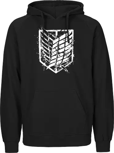 Exploration Battalion - attack, titan, anime, manga - Fairtrade Hoodie