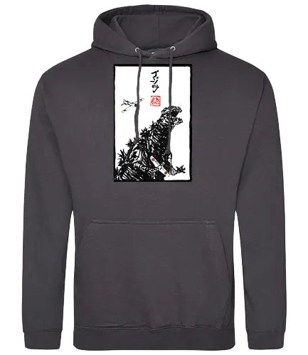 Kaiju Concept Blanc - Monster, Airplane - Standard Hoodie