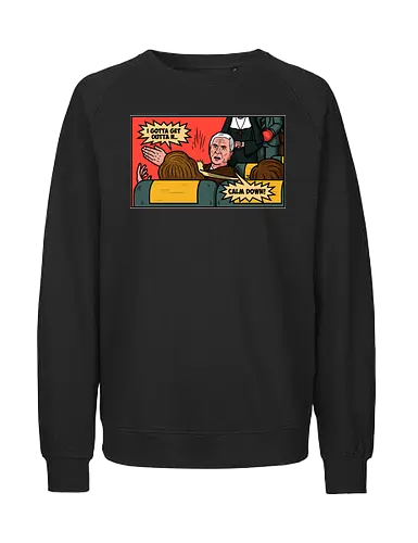Airplane Slap! - airplane, flugzeug, verrückt, nielsen - Fairtrade Sweatshirt