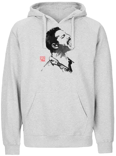 Freddy sings - Queen, Mercury - Fairtrade Hoodie