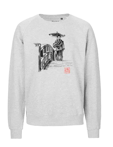 Samurai on the bridge - Warrior - Fairtrade Sweatshirt