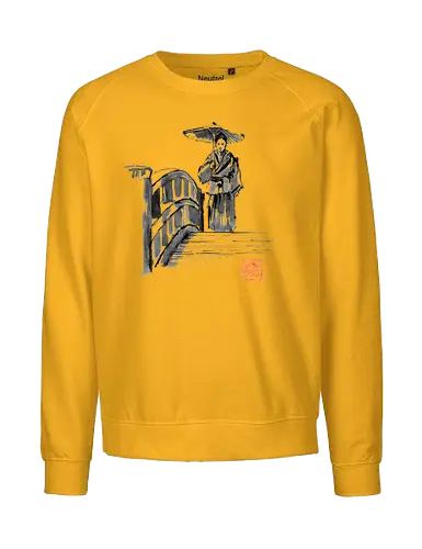 Samurai on the bridge - Warrior - Fairtrade Sweatshirt