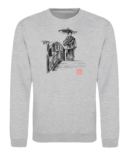 Samurai on the bridge - Warrior - Sweatshirt