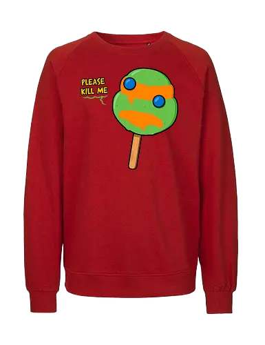 Mutant Ice Cream - turtle, michelangelo, mutant, pizza, eis - Fairtrade Sweatshirt