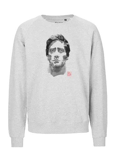 Jake Gyllenhaal - Actor, Drawing - Fairtrade Sweatshirt