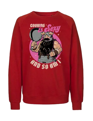 Cooking is sexy - dwarf, zwerg, dungeon, meshi, delicious - Fairtrade Sweatshirt