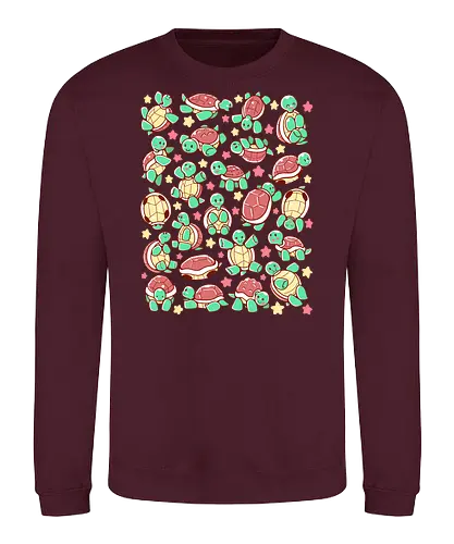 So Many Turtles - Cute, Stars - Sweatshirt