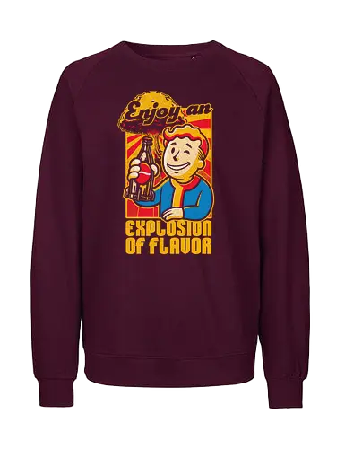 Apocalypse Soda - Fall, Out, Figure, Drink - Fairtrade Sweatshirt
