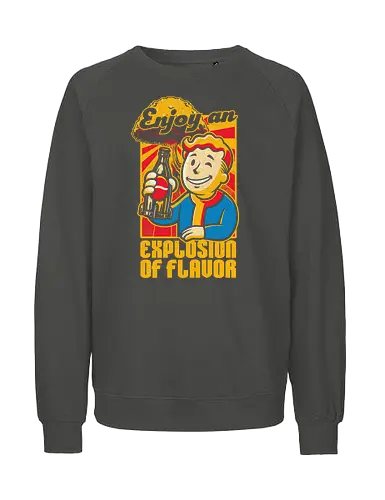 Apocalypse Soda - Fall, Out, Figure, Drink - Fairtrade Sweatshirt