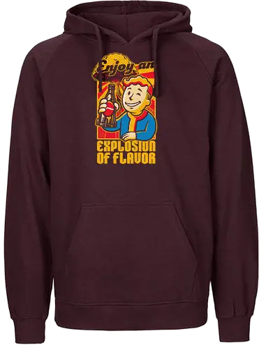 Apocalypse Soda - Fall, Out, Figure, Drink - Fairtrade Hoodie