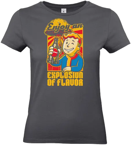 Apocalypse Soda - Fall, Out, Figure, Drink - Standard T-Shirt (Frauen)