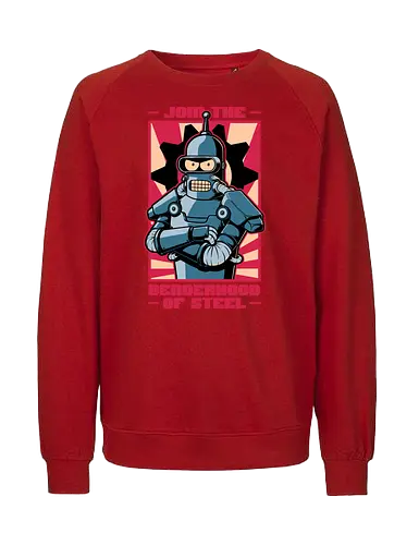 Future brotherhood robot - Leela, Fry, Bender - Fairtrade Sweatshirt