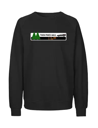 Twin Pines Vintage Art - retro, movie, future, bttf - Fairtrade Sweatshirt