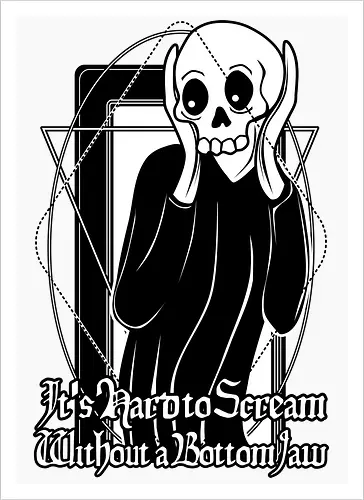 It's hard to scream