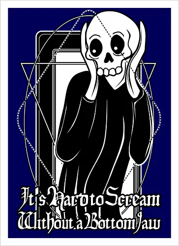 It's hard to scream