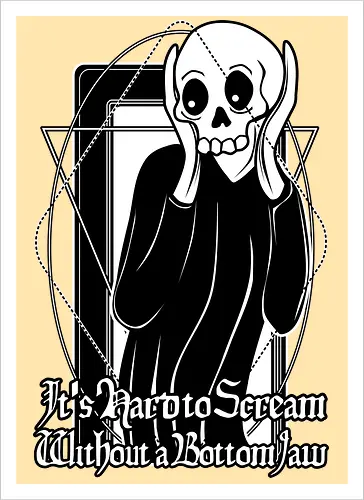 It's hard to scream