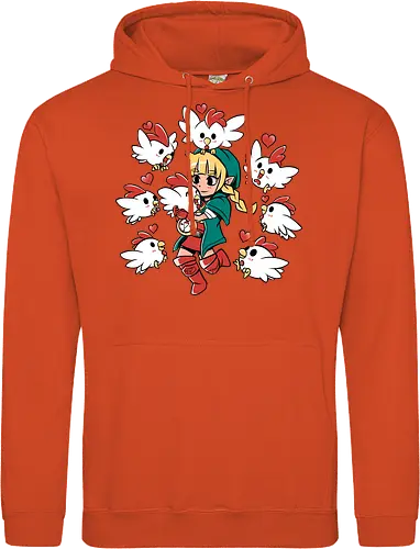 Chicken Queen - chicken, huhn, hero of time, gaming - Standard Hoodie