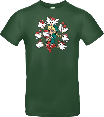 Chicken Queen - chicken, huhn, hero of time, gaming - Standard T-Shirt