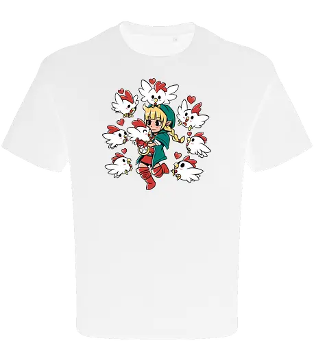 Chicken Queen - chicken, huhn, hero of time, gaming - Oversize T-Shirt