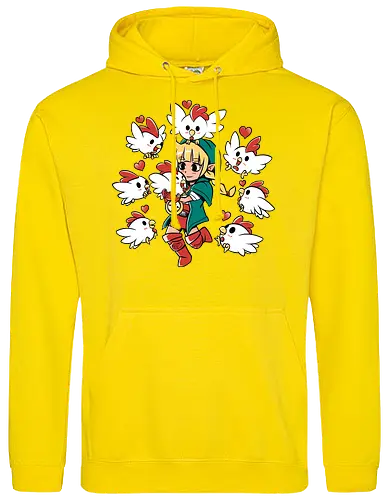 Chicken Queen - chicken, huhn, hero of time, gaming - Standard Hoodie