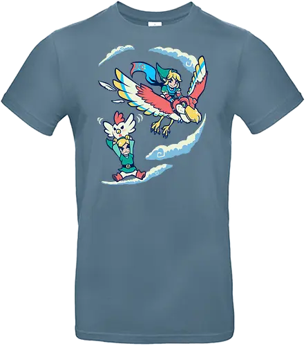 Better Way to Fly - hero of time, gaming, chicken - Standard T-Shirt