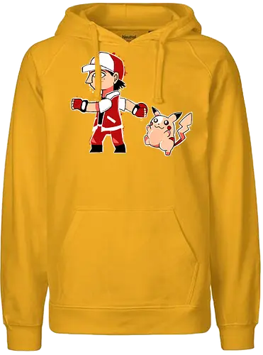 Trainer between Worlds - pocket, monster, mashup, hero of time, gaming - Fairtrade Hoodie