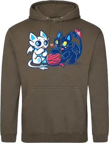 Light and Night Dragon Cats