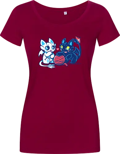 Light and Night Dragon Cats