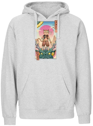 Dragon Meowster - drache, dragon, katze, cat, meow - Fairtrade Hoodie