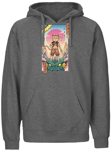 Dragon Meowster - drache, dragon, katze, cat, meow - Fairtrade Hoodie