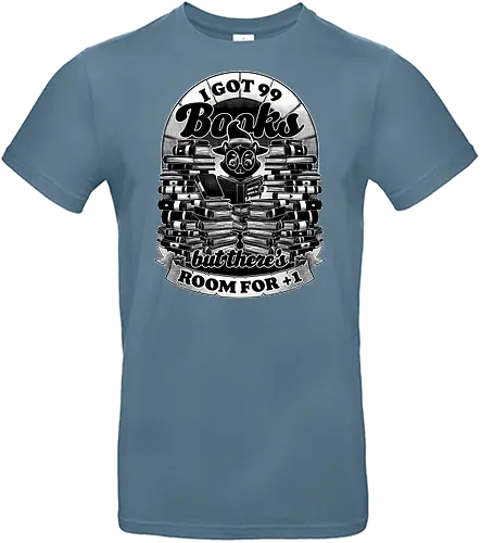 I got 99 Books - cat, witch, book, buch, bücher, katze - Standard T-Shirt
