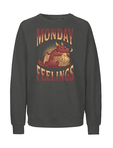 RPG Monday Feelings - dice, würfel, rpg, pen and paper - Fairtrade Sweatshirt