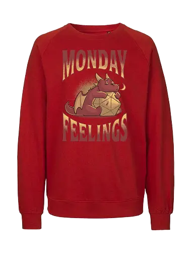 RPG Monday Feelings - dice, würfel, rpg, pen and paper - Fairtrade Sweatshirt