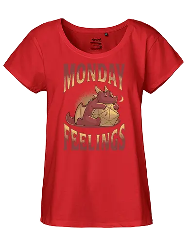 RPG Monday Feelings - dice, würfel, rpg, pen and paper - Fairtrade Girl Shirt