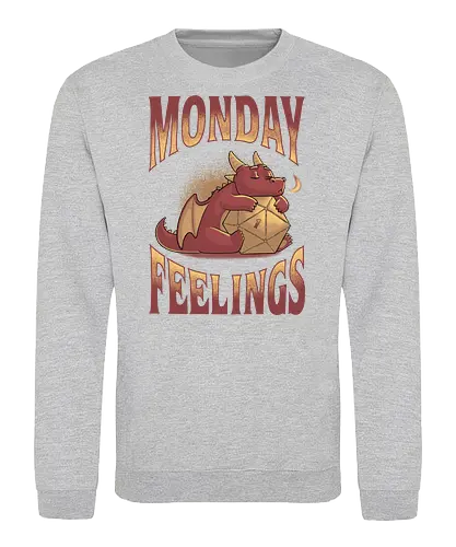 RPG Monday Feelings - dice, würfel, rpg, pen and paper - Sweatshirt