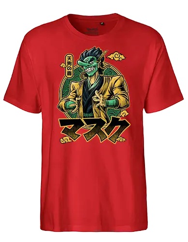 The Tengu Mask - tengu, mask, japan - Fairtrade T-Shirt