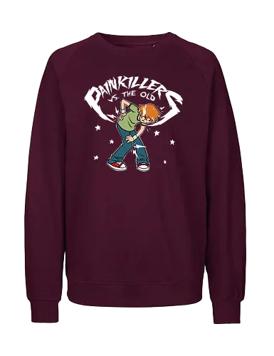Painkillers vs. the Old - scott, pilgrim, world, parody, comic - Fairtrade Sweatshirt
