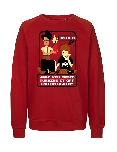Tech Support - it, crowd, sitcom, tv, support - Fairtrade Sweatshirt