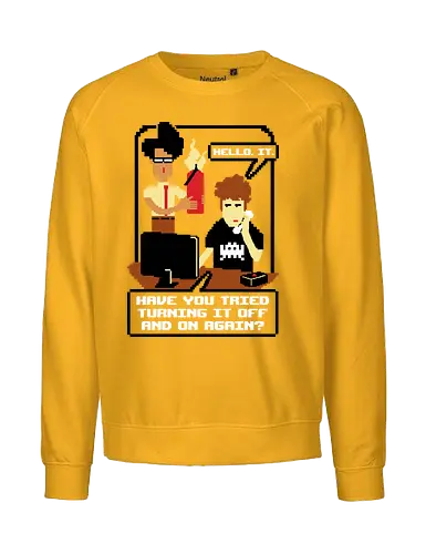 Tech Support - it, crowd, sitcom, tv, support - Fairtrade Sweatshirt